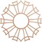 Ekena Millwork Augustus Wood Fretwork Pierced Ceiling Medallion, Cherry, 26"OD x 9 1/8"ID x 3/8"T CMWP26X26X0375AUCH - alternate 1